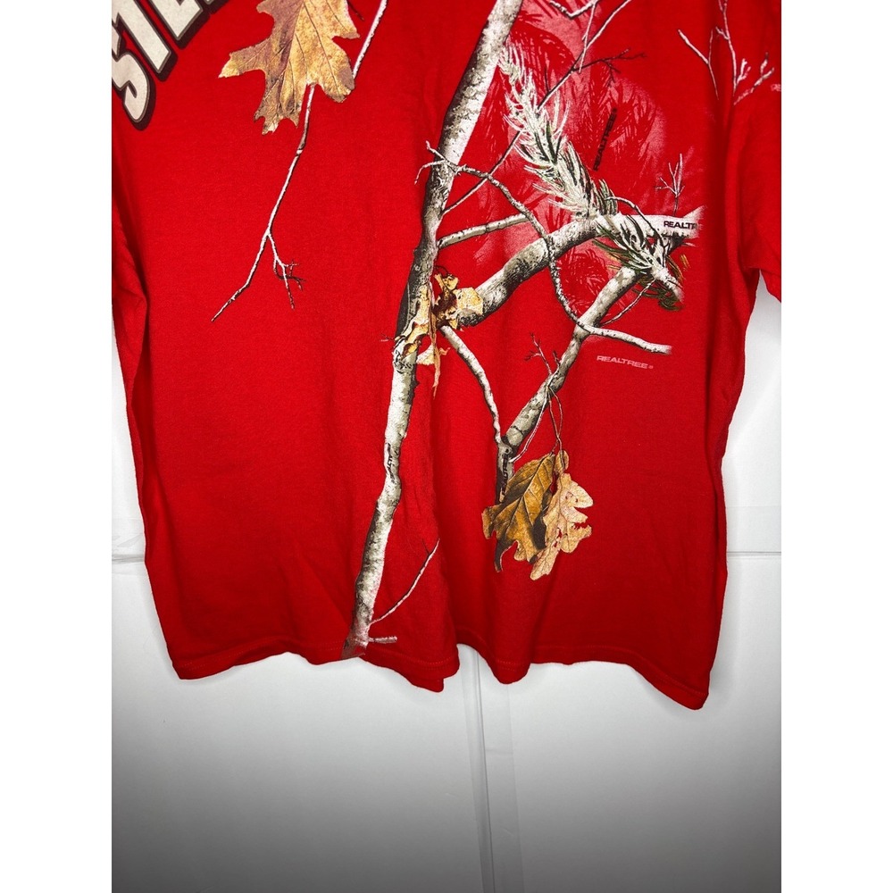 NASCAR 14 Stewart Realtree Camo Red Short Sleeve T Shirt Mens XXL - Picture 4 of 7